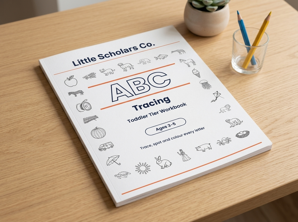 ABC Tracing &amp; Colouring Adventure — Toddler Tier Workbook