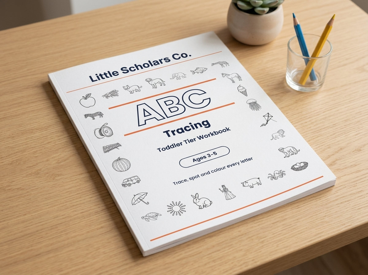 ABC Tracing &amp; Colouring Adventure — Toddler Tier Workbook