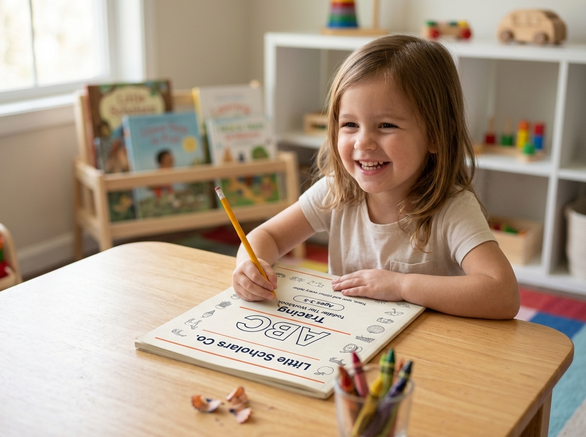 ABC Tracing &amp; Colouring Adventure — Toddler Tier Workbook