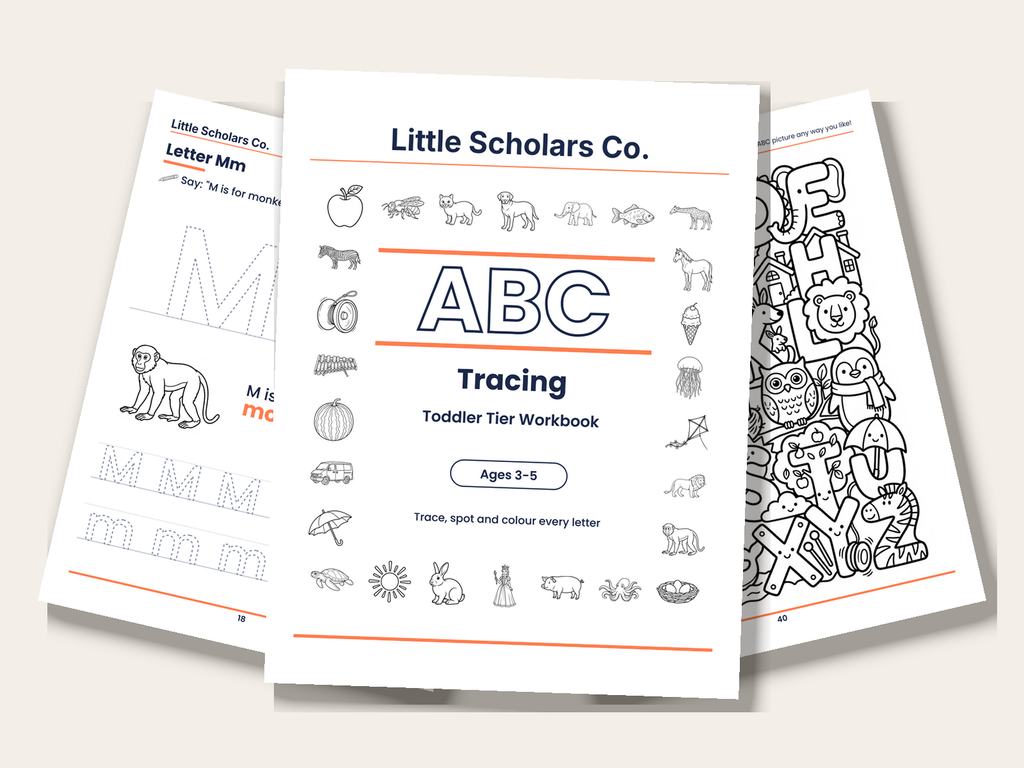 ABC Tracing &amp; Colouring Adventure — Toddler Tier Workbook