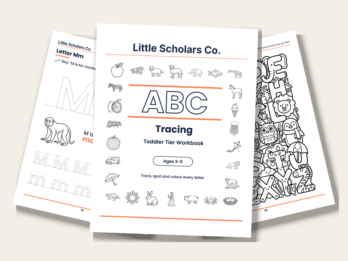ABC Tracing &amp; Colouring Adventure — Toddler Tier Workbook