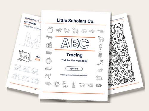ABC Tracing &amp; Colouring Adventure — Toddler Tier Workbook