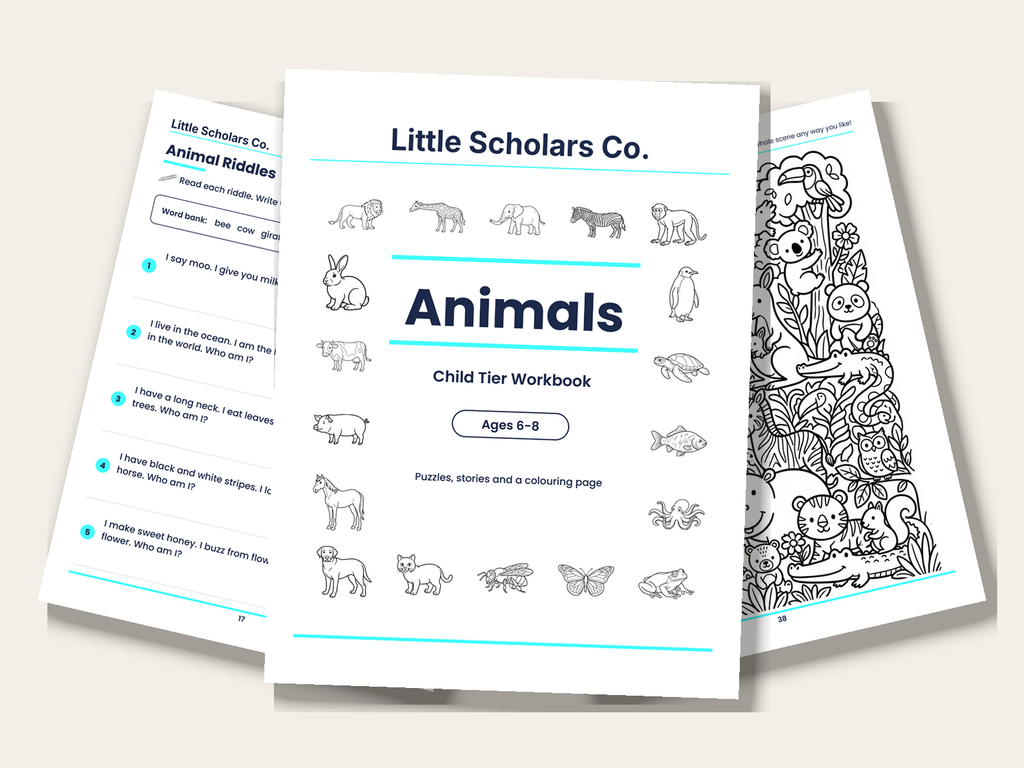 Animals Adventure — Child Tier Workbook