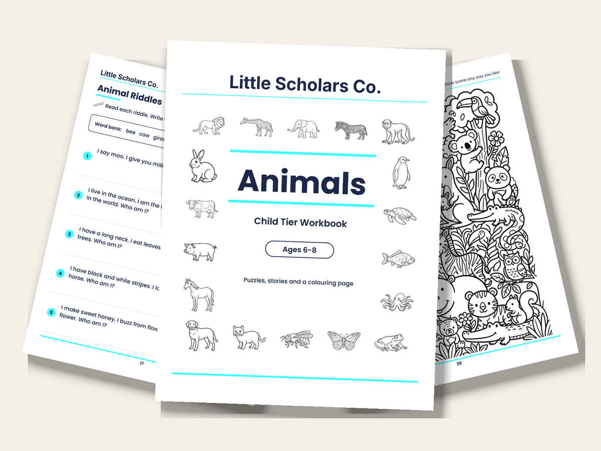 Animals Adventure — Child Tier Workbook