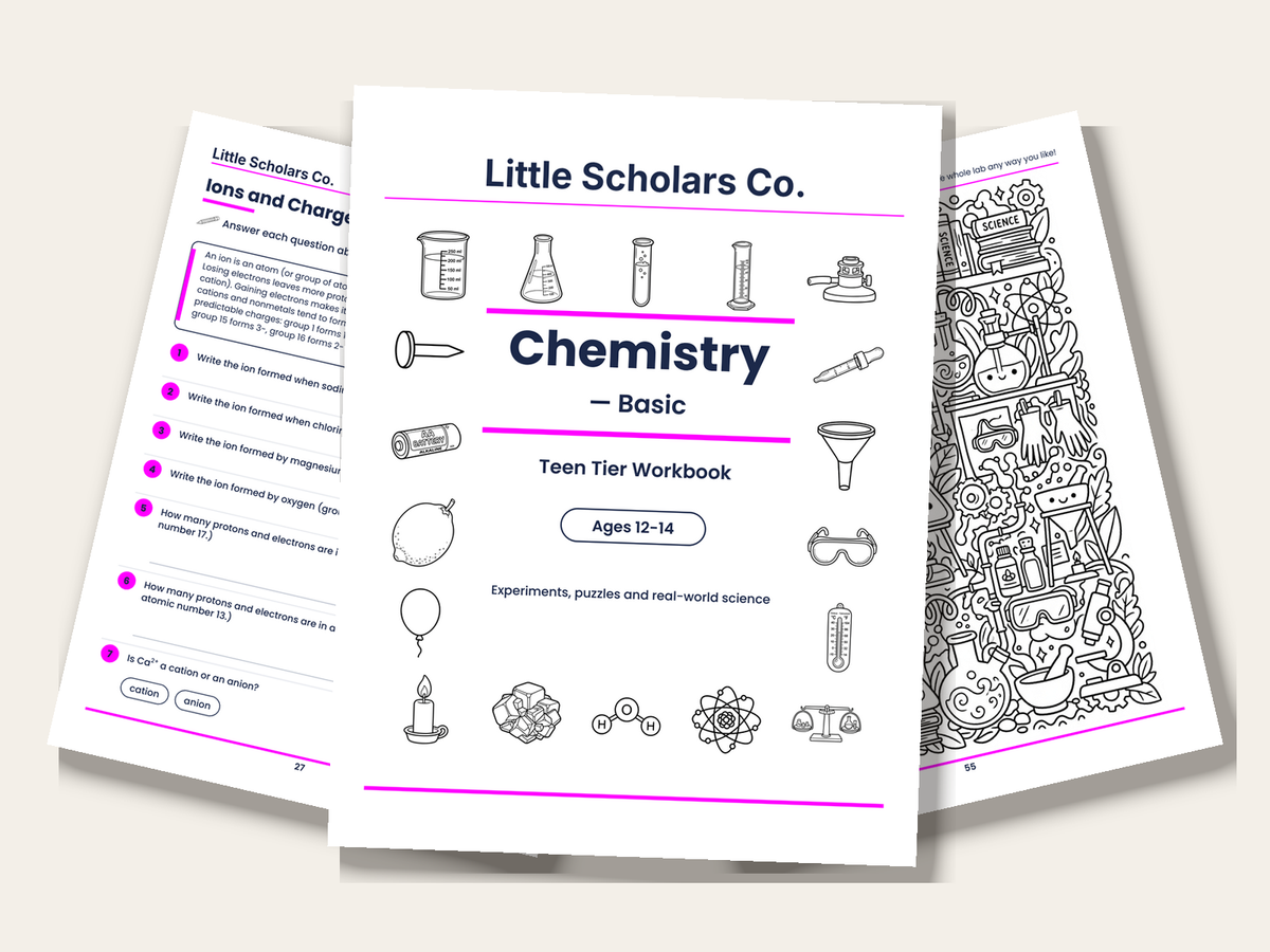 Chemistry — Basic (Teen Tier Workbook)